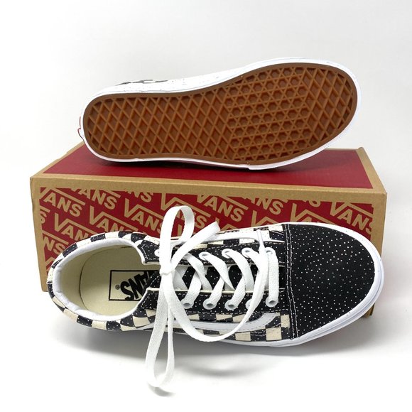 💖MEGA SALE💖VANS Old Skool Confetti Polka Dots   Glitter Skate  Women VN0A4U3B2 - Picture 4 of 11